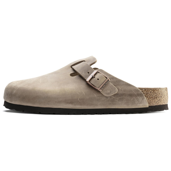 Birkenstock Бостон Домашние тапочки Серо-коричневый Унисекс