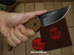 Нож Cold Steel Espada M (Medium) - корич. рукоять, черный клинок RK/Н79