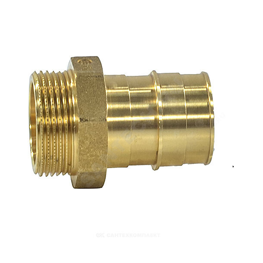 Муфта для PE-X труб радиальная латунь Дн 16х1/2" НР GX107 Giacomini GX107Y033