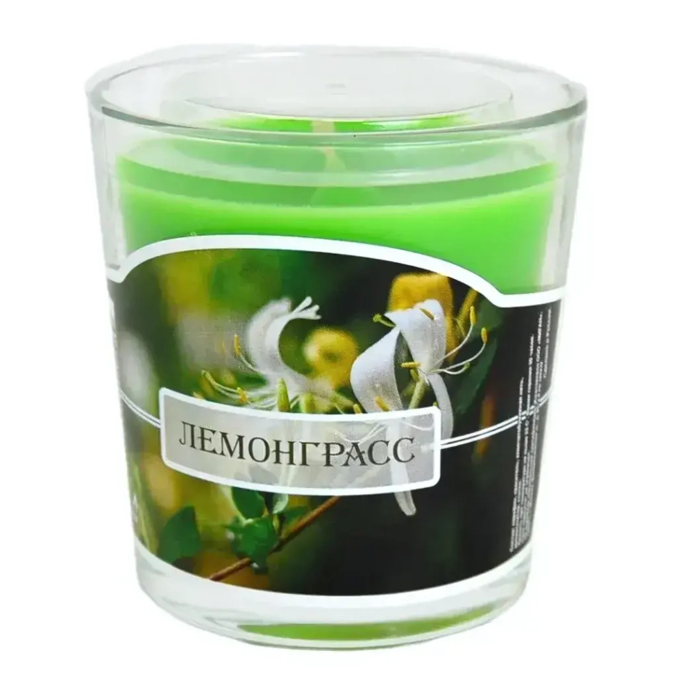 Свеча ароматическая в стакане Лемонграсс