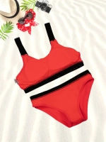 купальник раздельный спортивный с топом парео