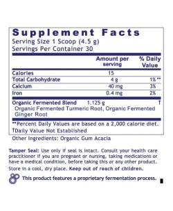 Fermented Turmeric/Ginger 4.7 oz (135g) Powder Premier Research Labs