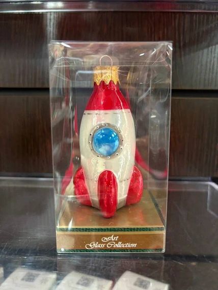 Формовая игрушка Ракета 10 см., стекло, Витус (А362)