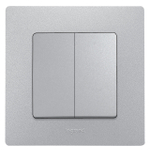 Рамка 1 пост алюминий ETIKA Legrand