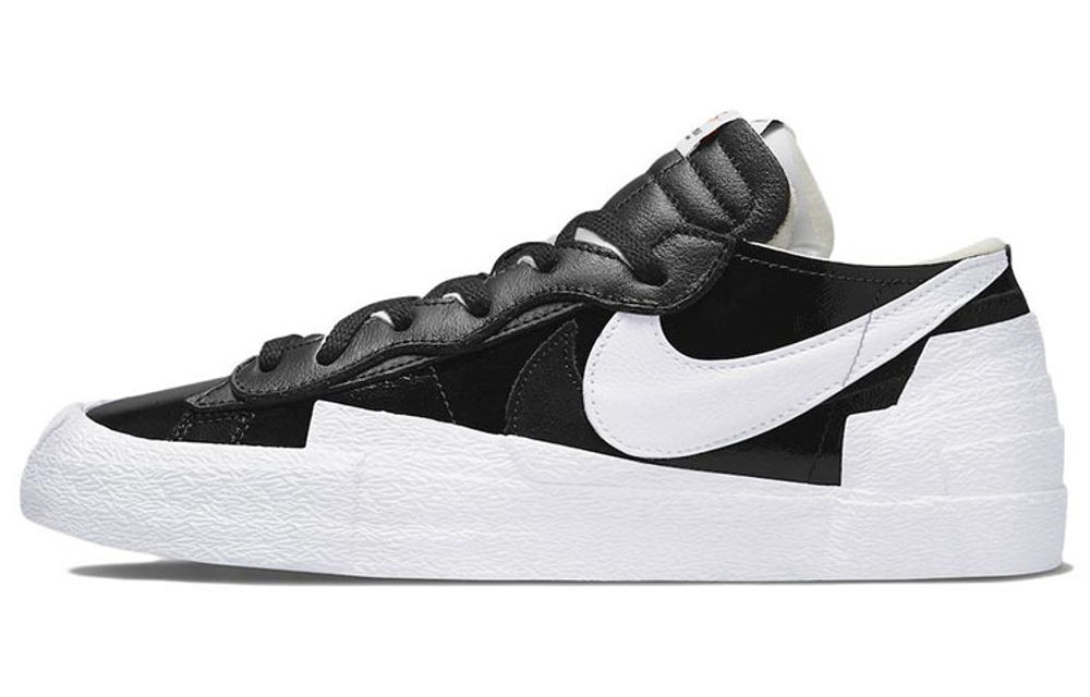 Nike blazer low black leather store