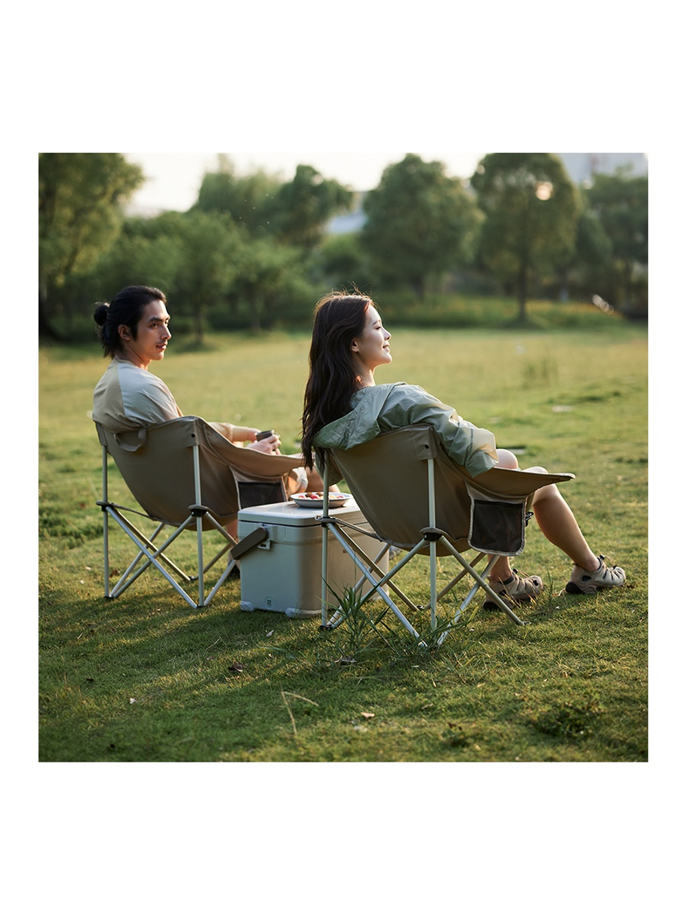 Кресло туристическое Naturehike Stellaluna T01 складное, 80х53х66 см, до 110 кг, бежевое