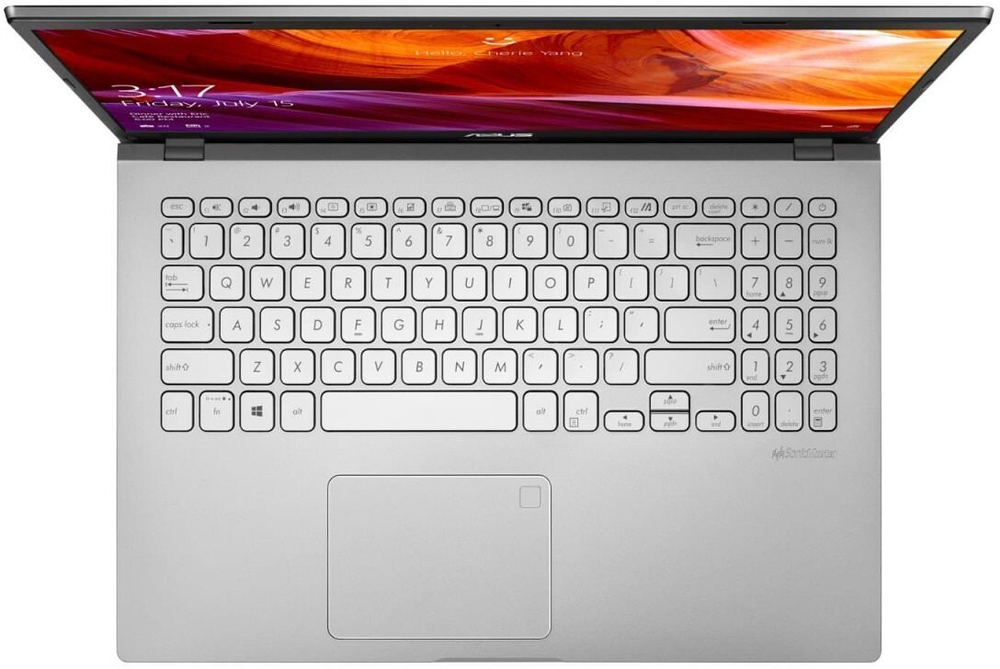 Ноутбук Asus X509FA-BR949T Transparent Silver Core i3-10110U/4G/256G SSD/15.6; HD AG/WiFi/BT/Win10