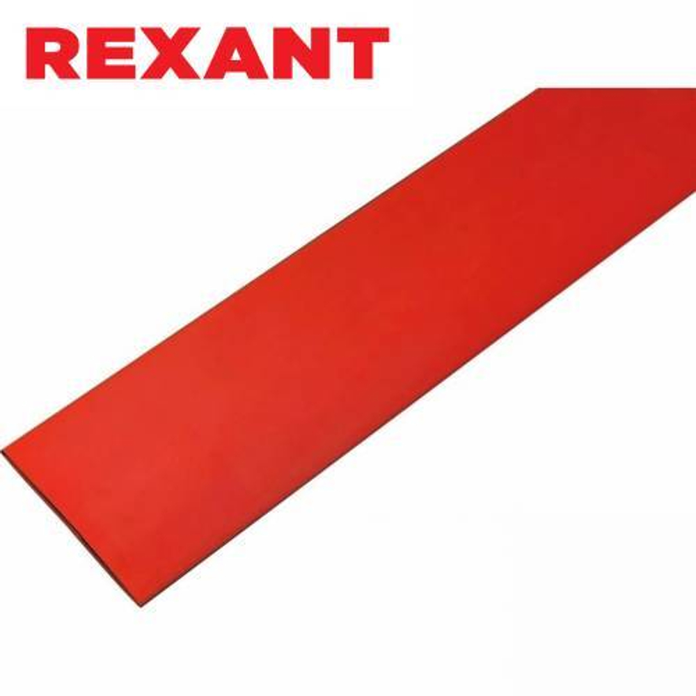 35,0/17,5 мм 1м термоусаживаемая трубка красная Rexant/23-5004