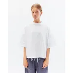 Купить Футболка БИЧ укороченная оверсайз белая Футболка БИЧ укороченная оверсайз белая