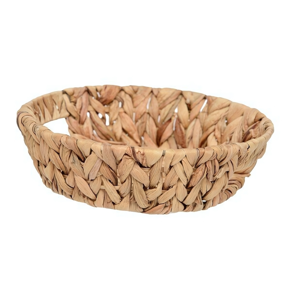 Блюдо декоративное "Золотистый колос", Д230 Ш230 В70, песочный