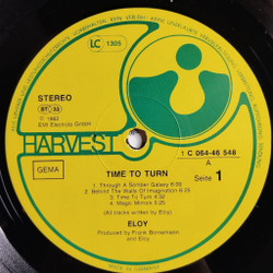 Винтажная виниловая пластинка LP Eloy Time To Turn (Germany 1982)