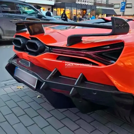 Карбоновый спойлер на крышку двигателя для LAMBORGHINI REVUELTO 2023+ Ламборгини