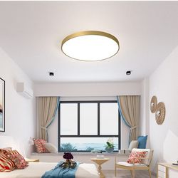 Потолочный Светильник Flims D30 Circle Brass By Imperiumloft