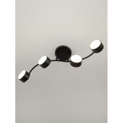 Светильник настенно-потолочный спот Rivoli   7074-704 4хGX53 15 Вт поворотный