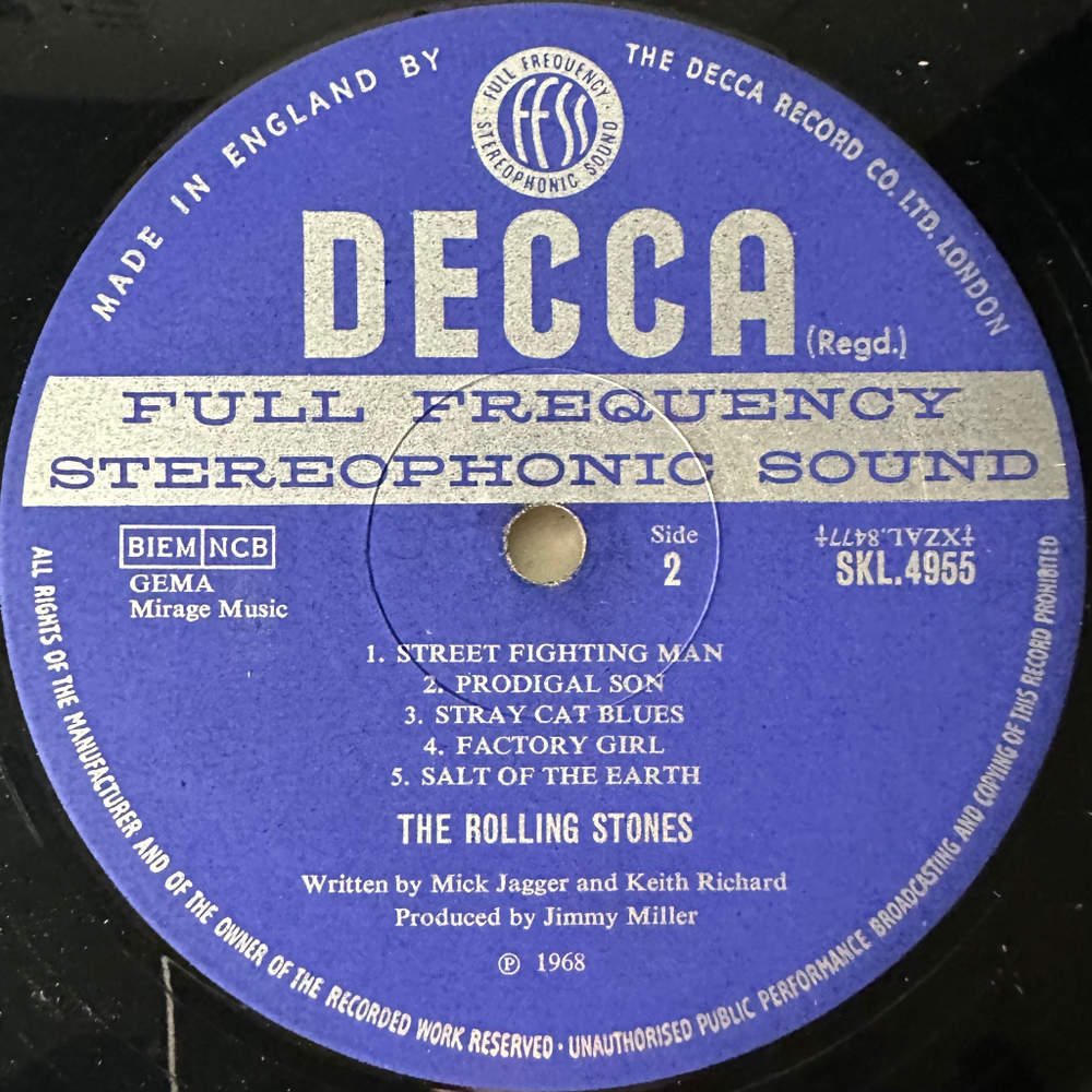Rolling Stones ‎– Beggars Banquet (Англия 1968г.)