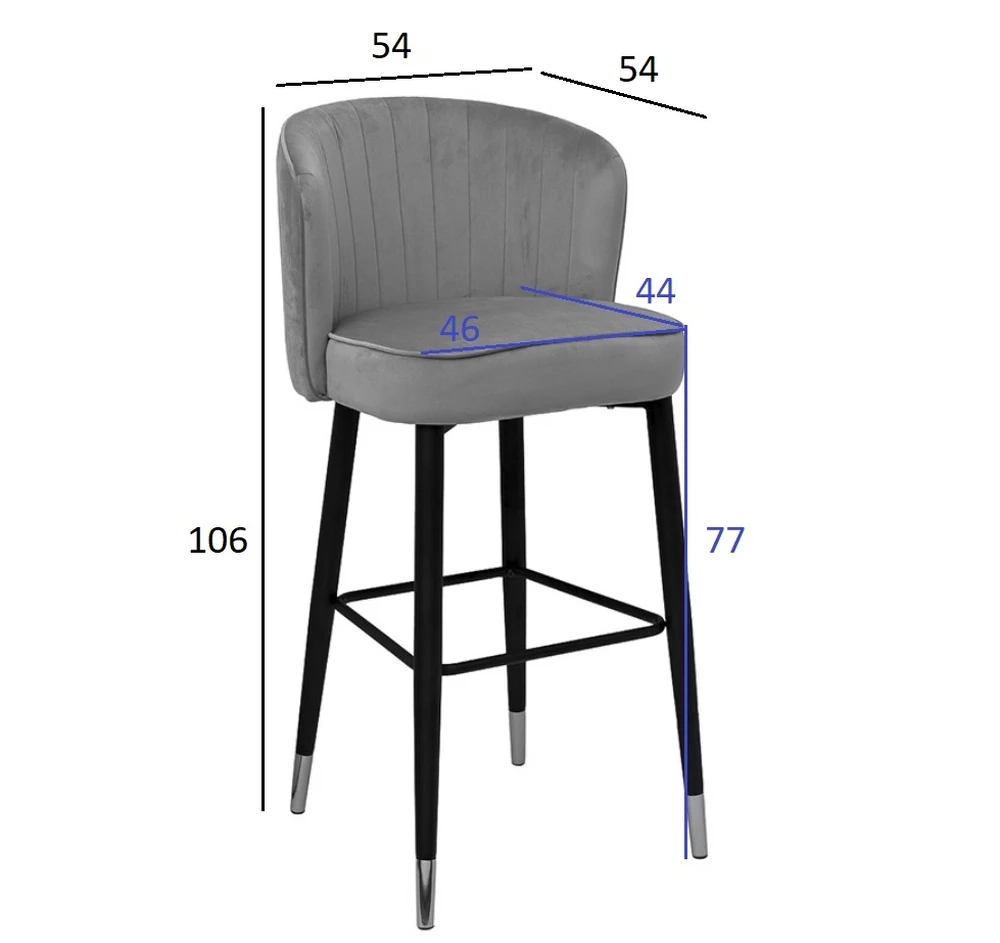 Барный стул Garda Decor 30C-309W-2 BG