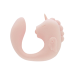 Нежно-розовый С-образный вибромассажер C Horse Coral Throb с режимом пульсации (Цвет: розовый)
