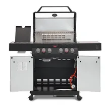 Газовый гриль Primeliner G-class Pro, 6 горелок (c ИК-горелкой), чёрный (комплектация Deluxe)