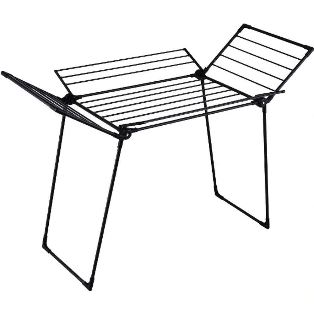 Сушилка для белья, раскладная, 90*108*99 см, мах 20 кг, цвет черный