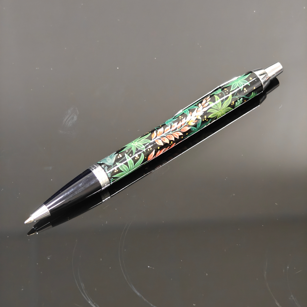 Ручка расписная Паркер в шкатулке "Люпины"