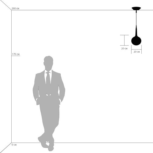 803110 Подвес GLOBO 1х40W G9 БЕЛЫЙ/СЛОНОВАЯ КОСТЬ
