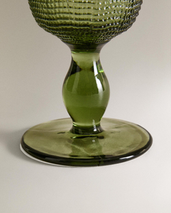 Zara Home стакан из стекла, цвет зелёный, 16.7 см