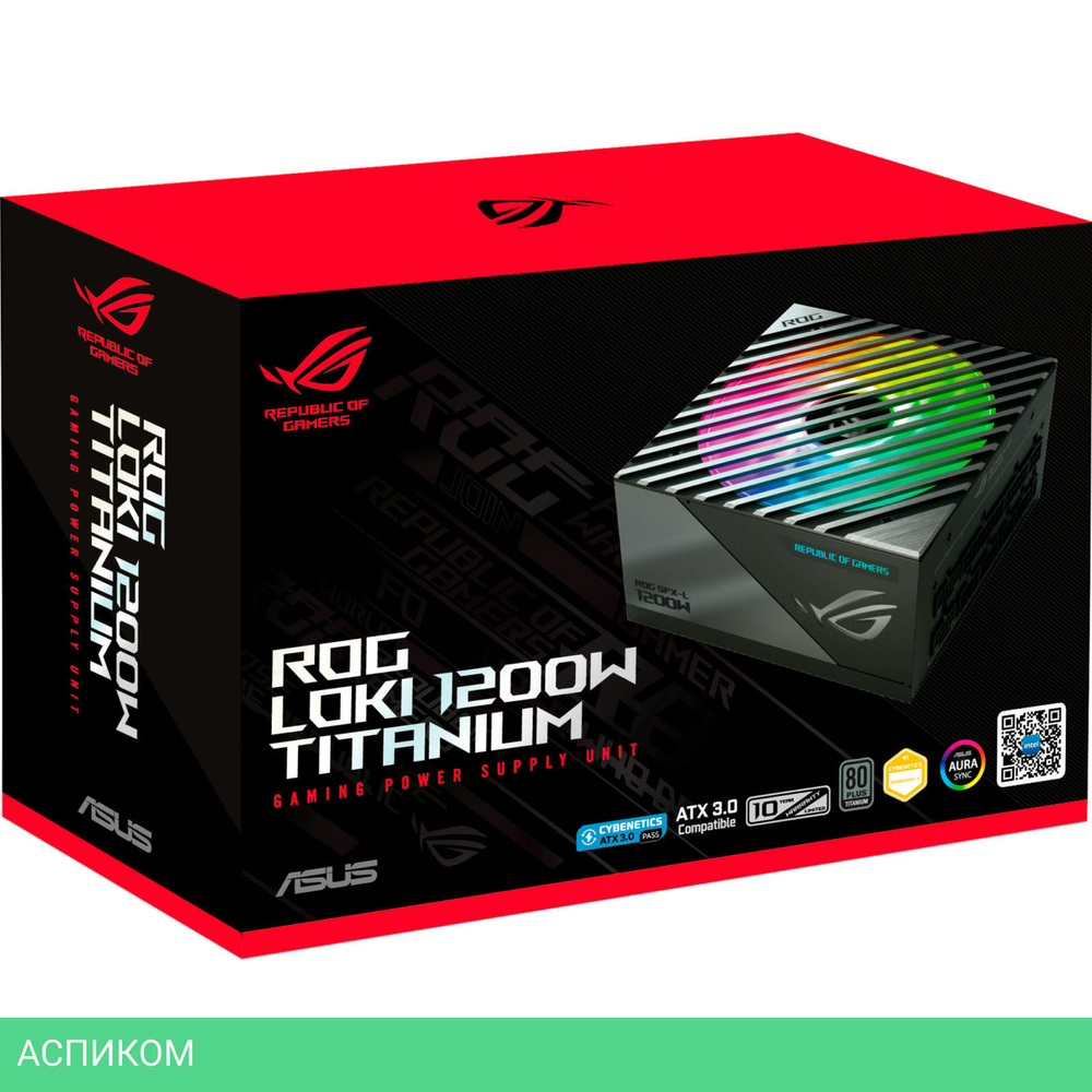 Блок питания ASUS ROG-LOKI-1200T-SFX-L-GAMING (90YE00N0-B0NA00)