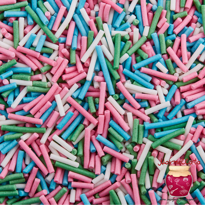 Посыпка "Вермишель разноцв." Микс №11(р/б/г/з), 75 гр.