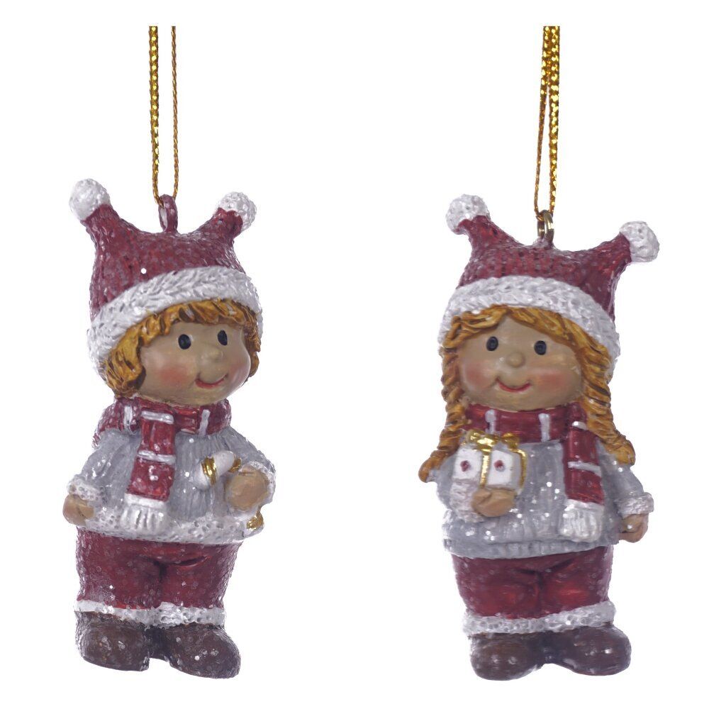 GAEM Фигурка декоративная подвесная "Дети", L3 W2,5 H6,5 см, 2в.