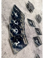 Номерки для ключей акрил 3х5 см