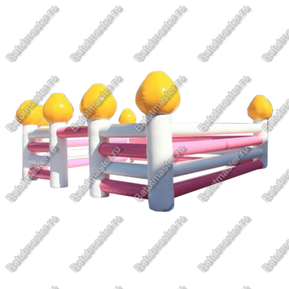 Надувная игровая комната "Карамель" размер 6*6*2 м