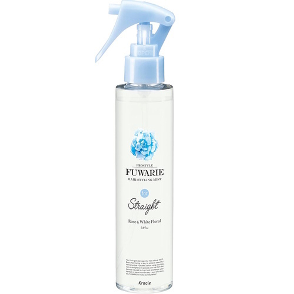 Спрей для волос, защита от утюжков. FUWARIE hair styling mist. Kracie for straight