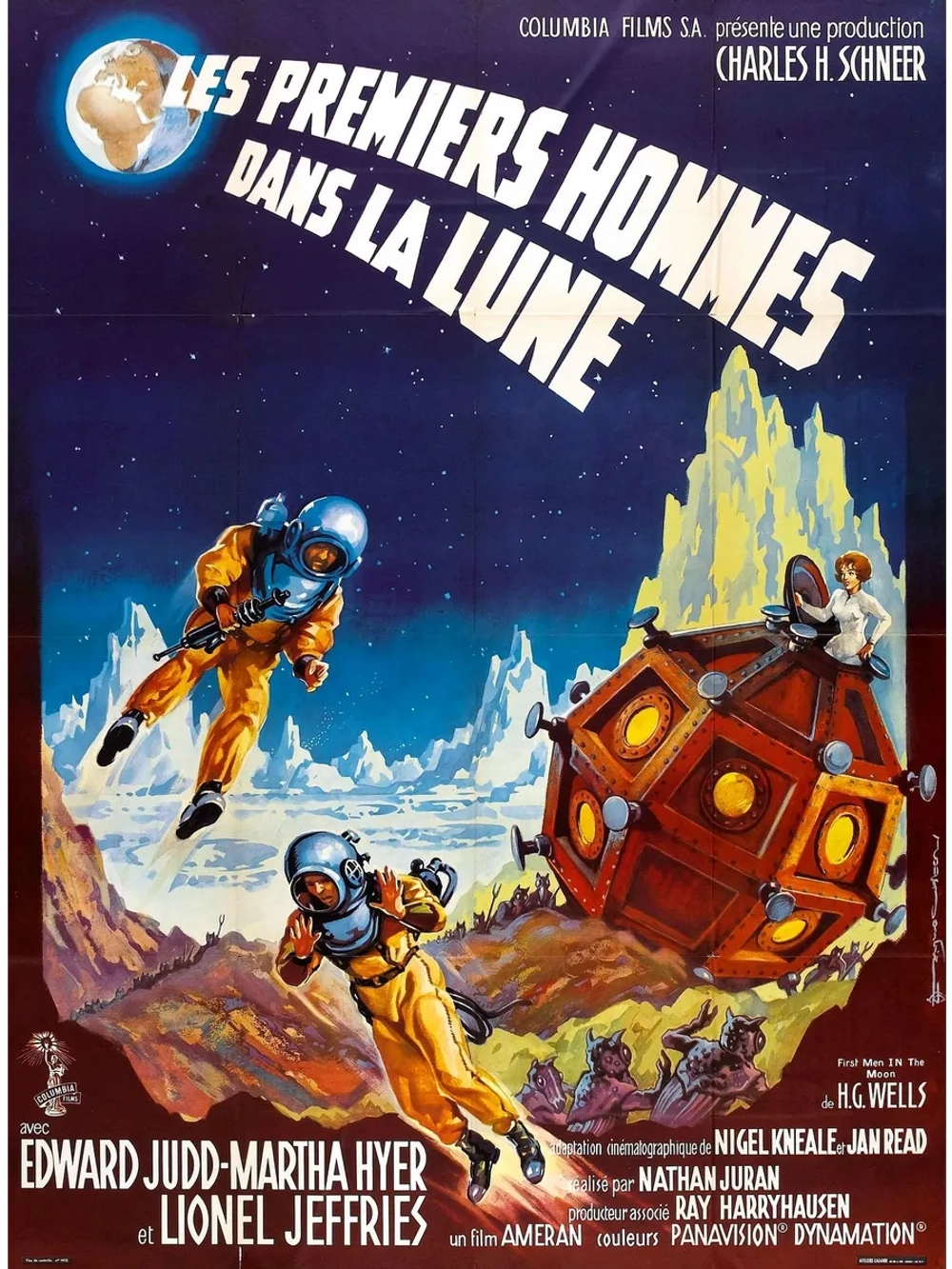 Первые люди на Луне (1964) (DVD-R), Русский язык.