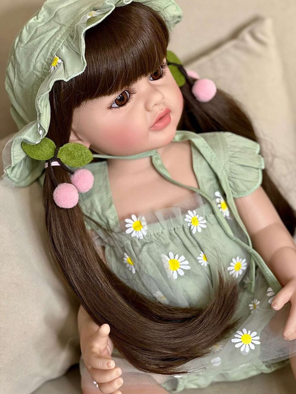 Кукла Реборн виниловая 55см в пакете (FA-105FVA)