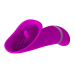 Лиловый вибромассажер для стимуляции клитора 15,5см Pretty Love Rudolf BI-014332