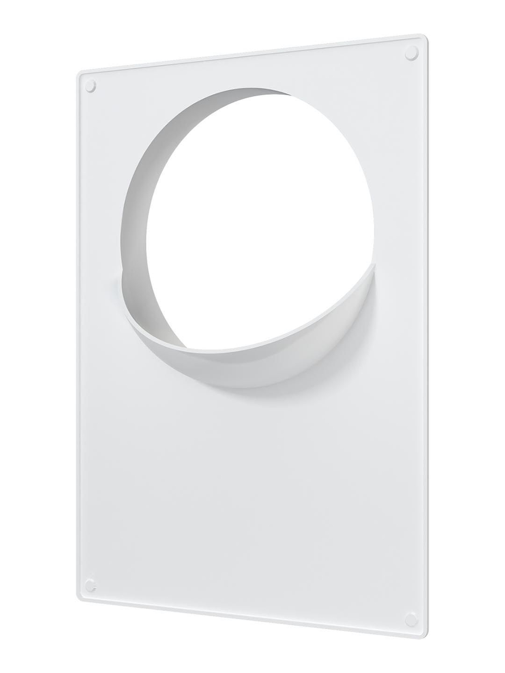 Площадка торцевая ПТП фланец D130 180х250 пластик ERA