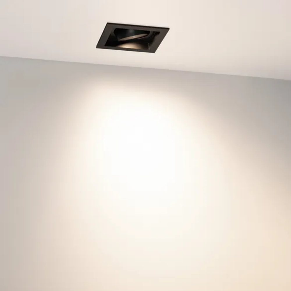 Светильник MS-VORTEX-BUILT-S90x90-12W Day4000 (BK-BK, 40 deg, 230V) (Arlight, IP20 Металл, 5 лет) 057962