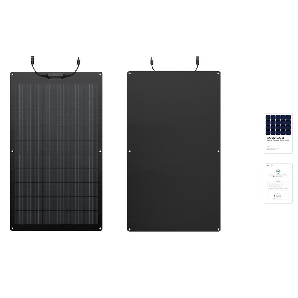 Солнечная панель EcoFlow 100 Вт, гибкая