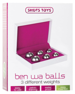 Набор из 6 серебристых вагинальных шариков Ben Wa Balls Set (Цвет: серебристый)