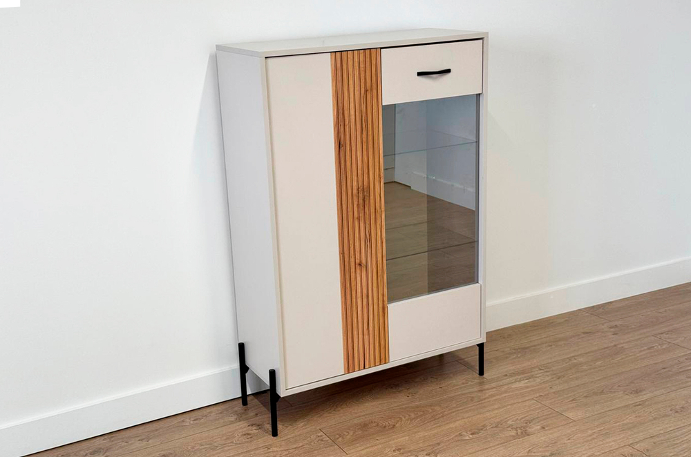 Доминика (MebelSon) Комод со стеклом