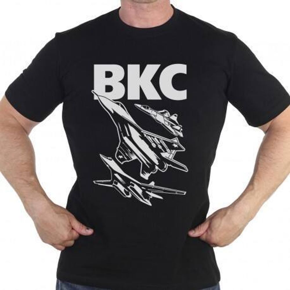 Футболка черная ВКС