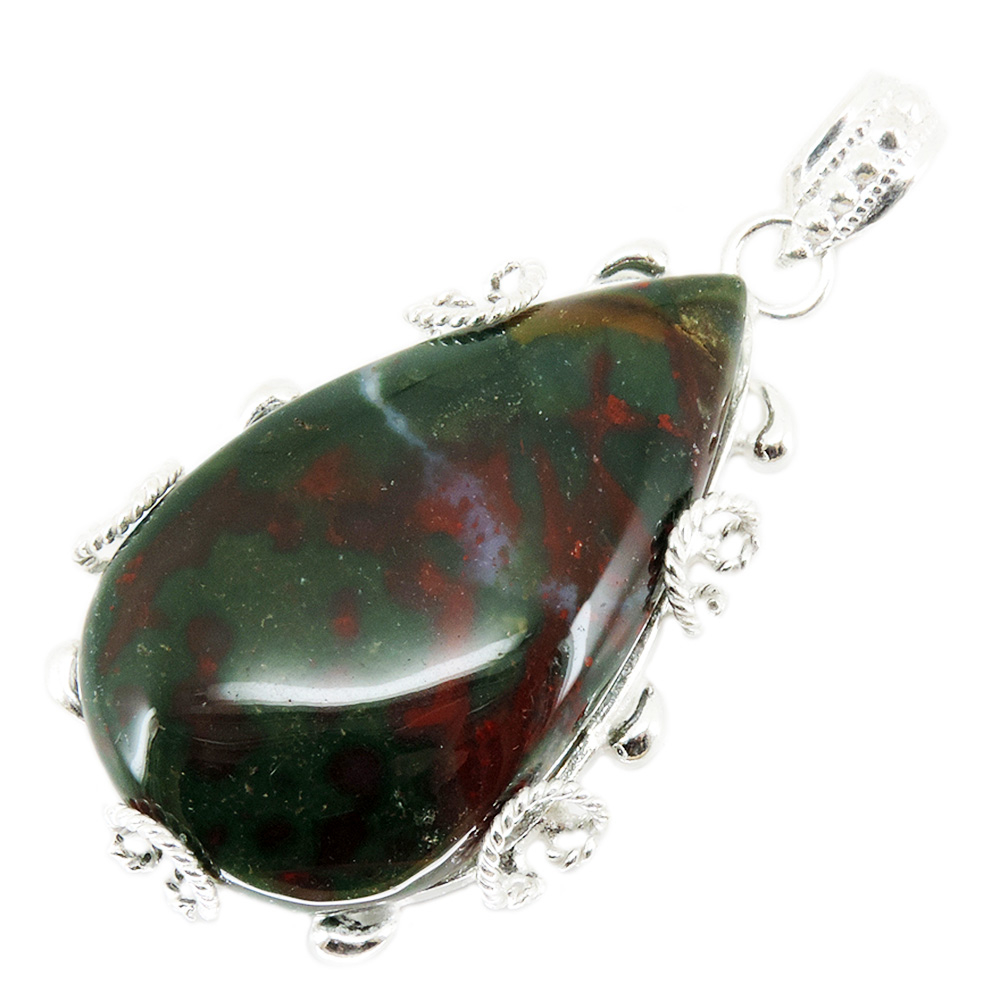 Кулон "Маки" гелиотроп