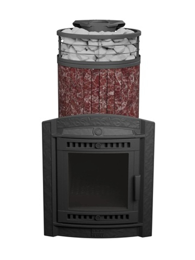 Печь банная «Атмосфера XL» Россо Леванто ЛАМЕЛЬ+СЕТКА