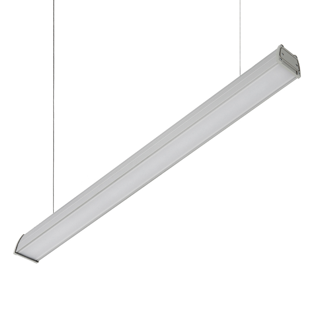 Светильник ДСП LED LIRA-38/OPAL-1200/IP54 (5000K, серый) с БАП на 1 час VS 1250х87х80мм CSVT