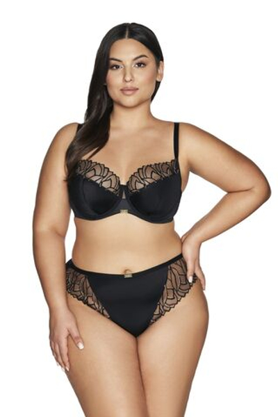 Бюстгальтер Miray с чашками +size на тонком поролоне (Размер: 90H) (Цвет: черный)