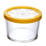 Банка малая бейзик 220 мл с желтой крышкой