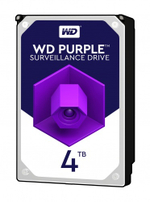 Внутренний HDD 3.5" Western Digital Purple PURZ, 4Тб, SATA3, Bulk, Чтение:150мб/с, Запись:150мб/с, 5400об/мин, Буфер:64Мб (WD40PURZ)