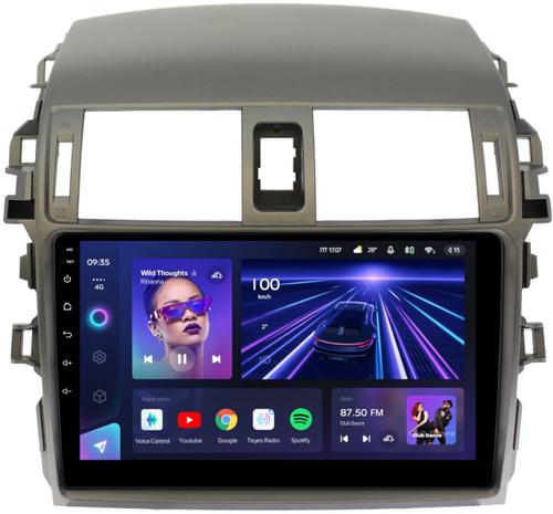 Магнитола для Toyota Corolla 150 2006-2013 (рамка тип 2) - Teyes CC3 монитор 9" QLED на Android 10, Быстрая, CarPlay, 4G SIM-слот