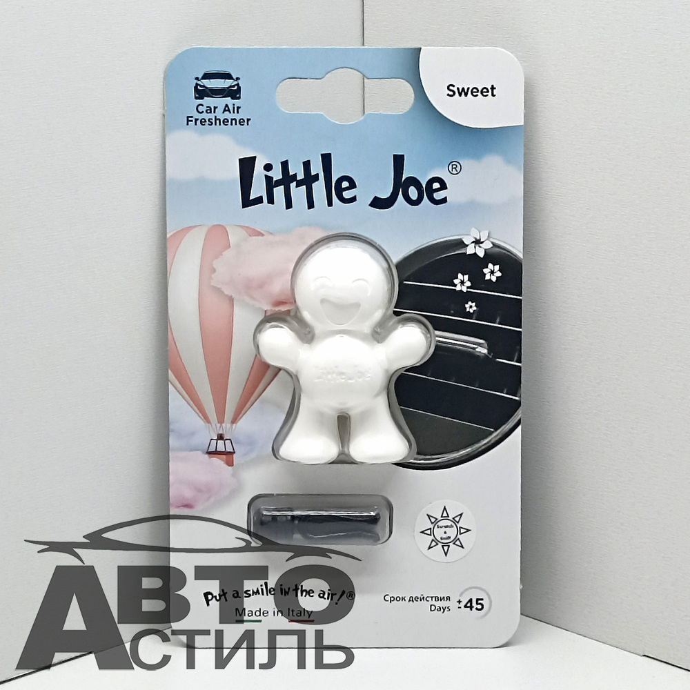 Ароматизатор на обдув Little Joe - Fresh Mint (Свежая мята) - lime green EF0808