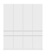 Шкаф 4-х ств. с ящиками Бостон